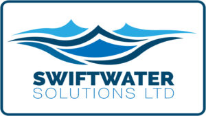 Swiftwater solutions, swift water solutions, logo design, paper voice, boat rescue,